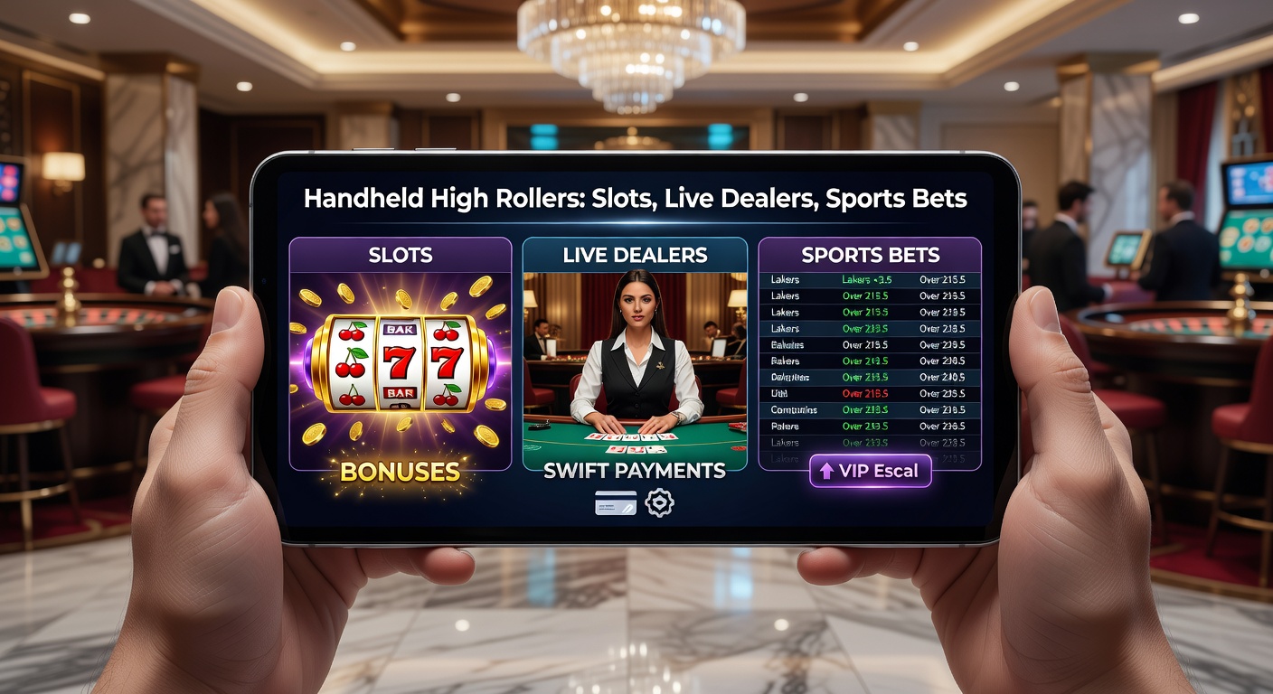 Smartphone displaying quick payout confirmation alongside VIP tier progress and secure lock icons in a mobile casino app