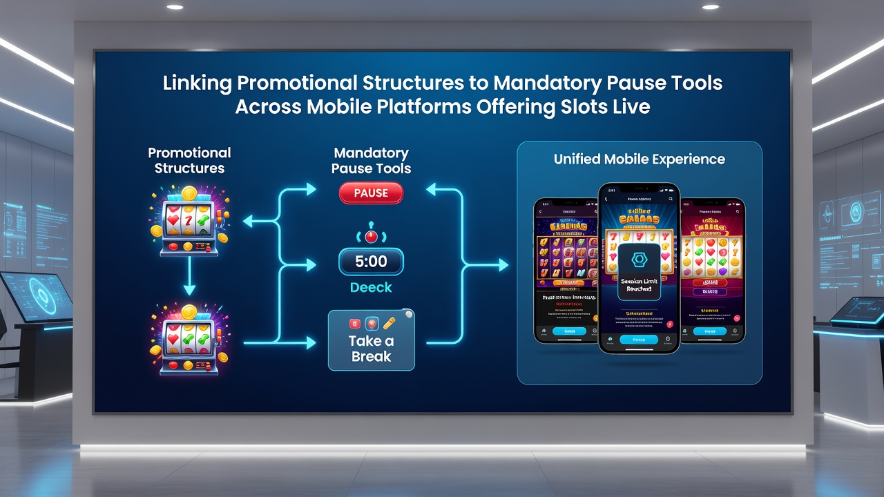 User dashboard displaying linked promotional rewards and mandatory pause compliance metrics across casino game categories