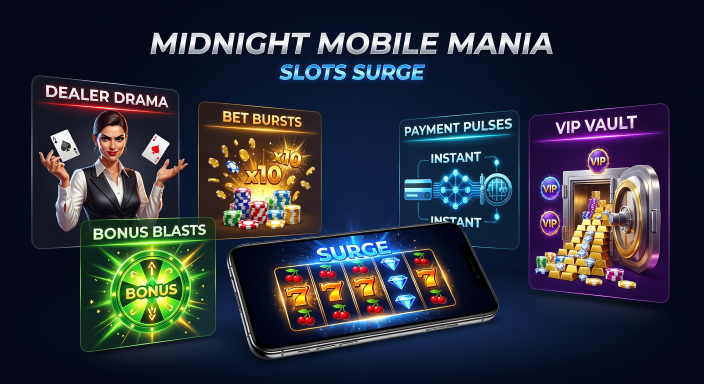 Dynamic live dealer table on a mobile screen during a high-stakes midnight roulette spin, highlighting dramatic tension and immersive gameplay