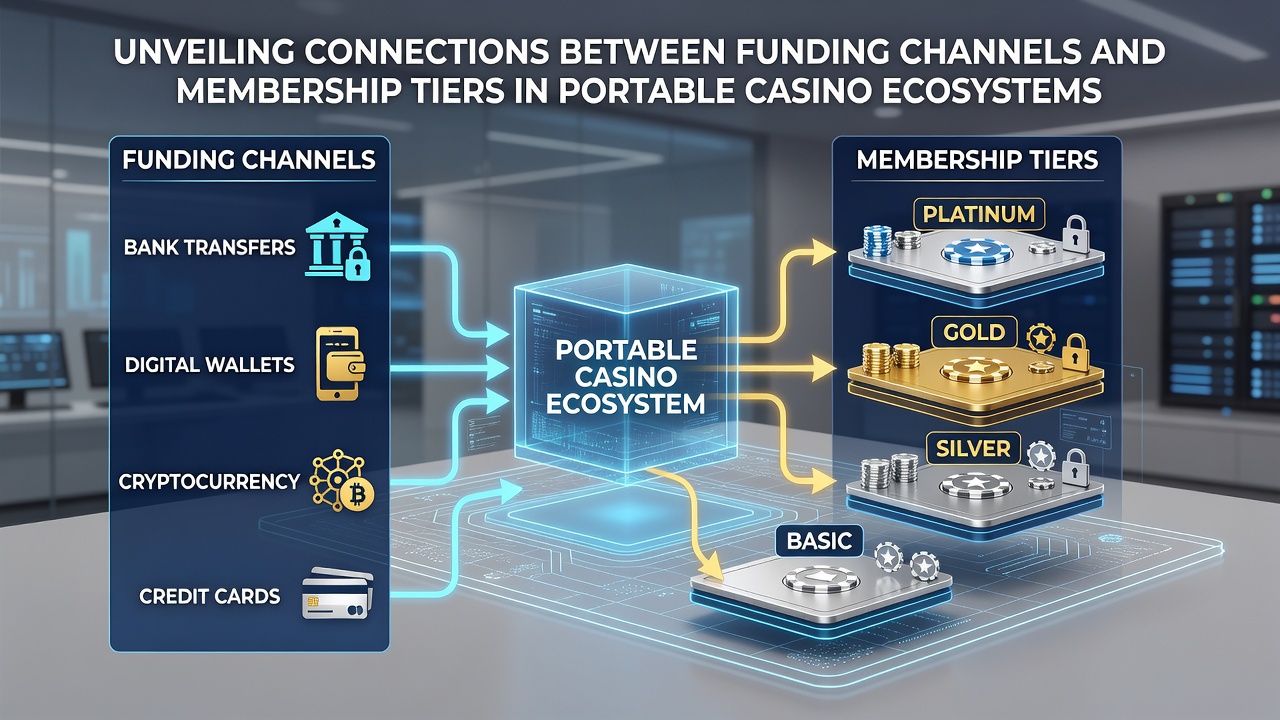 Membership tier progression through various funding channels in mobile casinos